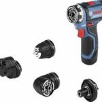 Bosch Professional GSR 12V-15 FlexiClick Akkus fúrócsavarozó 12 V 2 Ah Lítiumion 2. akkuval, Tart... fotó