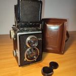 AZ ELSŐ GENERÁCIÓ! ROLLEIFLEX K1 614 F3.8 75MM TESSAR fényképezőgép 117 filmes! fotó