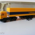 MM067 H0 1: 87 Herpa 859055 MAN F90 kamion Lufthansa fotó