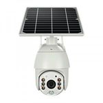 SilverHome Solar WIFI/Vezeték nélküli kültéri vízálló PTZ CCTV biztonsági IP kamera 1080P 2MP PIR fotó