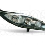 Ford Fiesta 2008-2013 - Fényszóró H1/H7 jobb, fekete h. (motorral) DEPO fotó