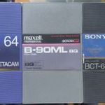 3-DB SONY MAXELL METAL DIGITAL BETACAM VIDEOKAMERA KAZETTA VIDEÓ KAZETTA (NAGYMÉRET 25, 4 x 14, 4 cm) fotó