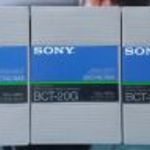 5-DB SONY BCT-20G 150m/492ft BETACAM VIDEO CASSETTE VIDEOKAMERA KAZETTA SONY VIDEÓ KAZETTA fotó