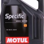 MOTUL SPECIFIC VW 505.01 502.00 505.00 5W40 5 liter fotó