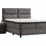 Vesta ágyneműtartós kárpitozott boxspring franciaágy, 180x200 - ATRI77422 fotó