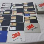 28db régi retro DS/HD + DS/DD számítógép floppy lemez - egyben fotó