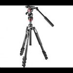 Manfrotto Befree Live alu csatos lábz. + fluid fej fekete (MVKBFRL-LIVE) (MVKBFRL-LIVE) fotó