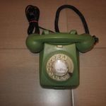 Régi zöld tárcsás telefon CB76MM 1990-es fotó