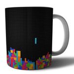 Retro videojáték Tetris 13 mintás porcelán bögre fotó