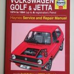 Volkswagen Golf, Jetta javítási könyv (1974-1984) Haynes fotó