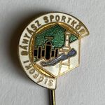 Siófoki Bányász Sportkör jelvény - Siófok 1950-es évek - Balaton / olajfúrás tematika fotó