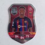 ÚJ! Topps Match Attax UEFA Champions League 2022/23 - Pro Elite - Ansu Fati SH5 focis kártya fotó