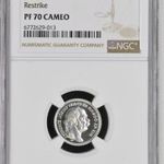 1915 Ferenc József 1/2 korona KB NGC PF70 CAMEO - Top Pop! - Pénzverős utánveret fotó