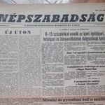 Népszabadság (1956. november 11.) Közért Csemege fotó