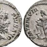 Septimius Severus 193-211 Denar Róma, Neptun szigonnyal, Római Birodalom fotó