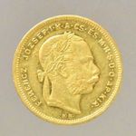 1875 KB Ferenc József arany 8 Forint -F0989 fotó