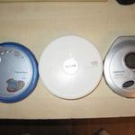 3db Discman Hordozható CD Lejátszó Mp3-asok hibásak egyben Panasonic Philips Orion! fotó