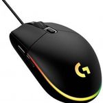 Logitech Gaming G203 LIGHTSYNC Gamer egér USB Optikai Fekete 6 Gombok 8000 dpi fotó