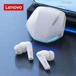 LENOVO THINKPLUS GM2 PRO bluetooth fülhallgató (v5.3, TWS, mikrofon, aktív zajszűrő, fehér) fotó