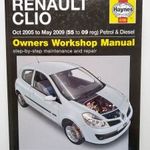 Haynes Renault Clio III Javítási útmutató, szerelési kézikönyv fotó