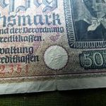 NÉMETORSZÁG - 50 REICHSMARK - HOROGKERESZTES fotó