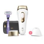 Braun PL5147 IPL Body, face & bikini, villanófényes szőrtelenítő, Skin pro 2.0 érzékelő, fehér-arany fotó