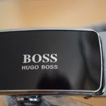 Új! Hugo Boss férfi automata csatos bőr öv fotó