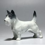 Metzler & Ortloff Skót Terrier Porcelán Kutya 10x8cm fotó