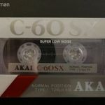 Akai C-60 SX bontatlan kazetta fotó