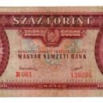 100 Forint Bankjegy 1949 VF fotó