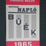 Kártyanaptár, Hajdú Bihari napló, napilap, újság, magazin, 1965 (1) fotó