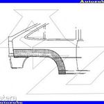 OPEL KADETT E 1984.09-1991.08 Hátsó sárvédő javítóív jobb 2/3 ajtós, és Kombi (magy... fotó