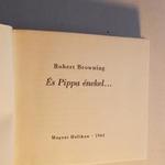 Robert Browning: És Pippa énekel... fotó