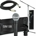 SHURE SM 58 mikrofon állvánnyal és kábellel! Bp.-n fotó