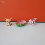 Eredeti Hasbro LPS Littlest Pet Shop Prized Pets készlet ! Malac és nyuszi ! LPS 1934 , 1935 fotó