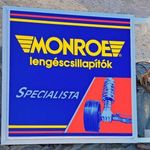 MONROE lengéscsillapító reklámtábla fotó