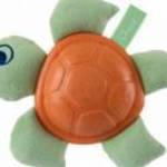 Chicco baby turtle eco+ rágókás textiljáték-Bébiteknős fotó