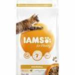 Iams Cat Adult Hairball Control csirke macskatáp 2kg fotó