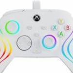 PDP Afterglow Wave, Xbox Series X|S, Xbox One, PC, RGB LED Lighting, Fehér, Vezetékes kontroller fotó