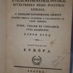 1831 Zádor Elek Geographiai Kézikönyv A világ matematikai, fizikai, Kiváltképpen pedig politikai..... fotó