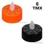 Halloween Led mécses 6 db fotó