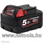 Milwaukee M18B5 akkumulátor 18V 5Ah fotó