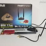 Asus 802.11ac kétsávos Wireless-AC56 Pcie adapter fotó