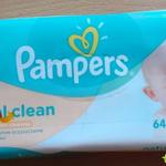 Pampers natural clean popsitörlő fotó