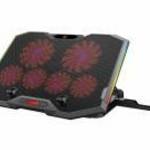 Conceptronic THYIA01B ERGO RGB 6-Fan Gaming Laptop Cooling Pad with Mobile Holder Black fotó