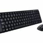 Logitech MK220 wireless billentyűzet + optikai egér Black US fotó