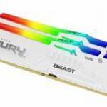 Kingston 64GB DDR5 6000MHz Kit(2x32GB) Fury Beast RGB White fotó