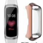 SAMSUNG Galaxy Fit e (SM-R375), Okosóra szilikon védőtok, előlapvédős, Rose Gold - ACCMOBILE fotó