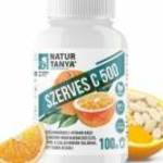 Natur Tanya® SZERVES C-vitamin 500 mg - 100 db fotó