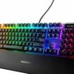 Steelseries Apex Pro, Mechanikus, RGB világítás, Smart Display, (UK), USB, Gaming, Fekete, Vezetékes fotó